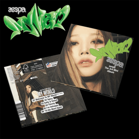 aespa - The 3rd Mini Album [MY WORLD] (Poster Ver.) (GISELLE) (U.S.A Version)