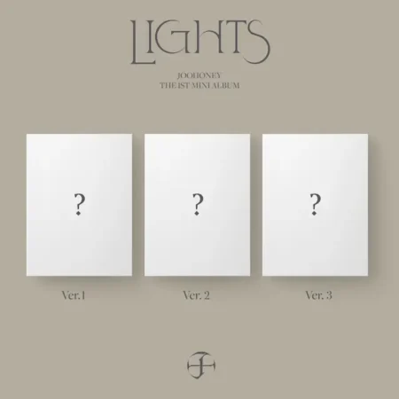 [Video Call Sign Event] [3CD SET] JOOHONEY - 1st Mini Album [LIGHTS] (Ver.1 + Ver.2 + Ver.3)