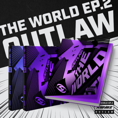 [3CD SET] ATEEZ - 9th Mini Album [THE WORLD EP.2 : OUTLAW] (A VER. + DIARY VER. + Z VER.)