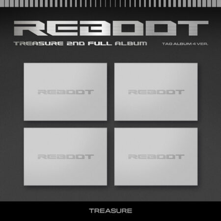 [4CD SET] TREASURE - 2ND FULL ALBUM [REBOOT] YG TAG ALBUM