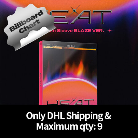 (G)I-DLE - Special Album [HEAT] (BLAZE VER.) (DHL Shipping Only & Maximum qty: 9)