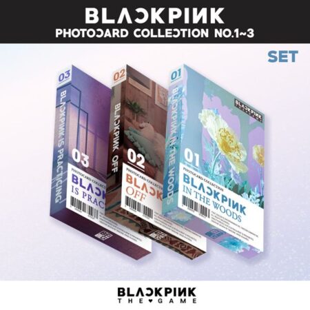 [SET] BLACKPINK - THE GAME PHOTOCARD COLLECTION No.1~3