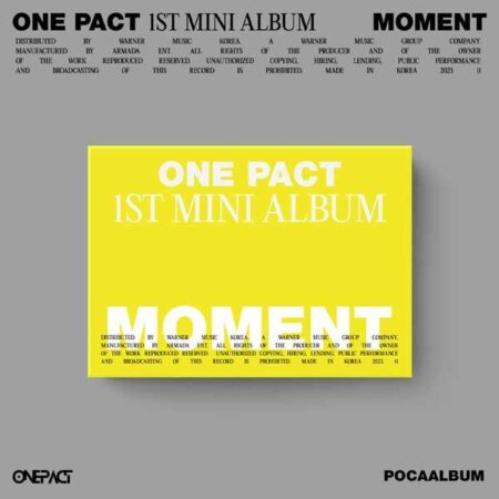 ONE PACT - 1st Mini Album [Moment] (POCAABLUM)