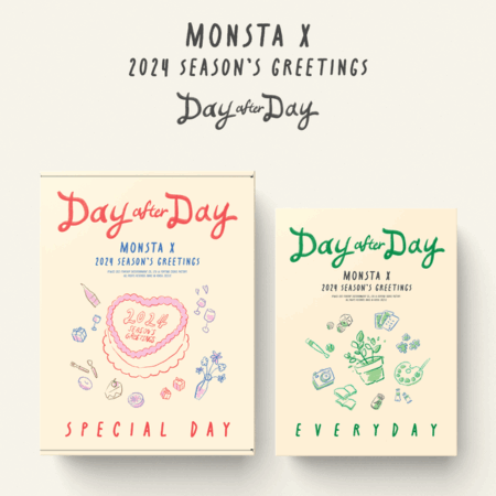 MONSTA X - 2024 SEASON'S GREETINGS [Day after Day] (SPECIAL DAY ver. + EVERYDAY ver.)