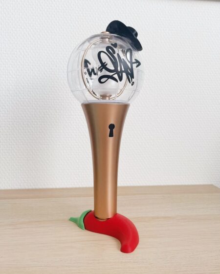 Ateez ver. 2 Bouncy inspired lightstick holder, gift for kpop fans, kpop lightstick stand, lightstick display