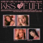 [4CD SET] KISS OF LIFE - 1st Single Album [Midas Touch] (Jewel Ver.)