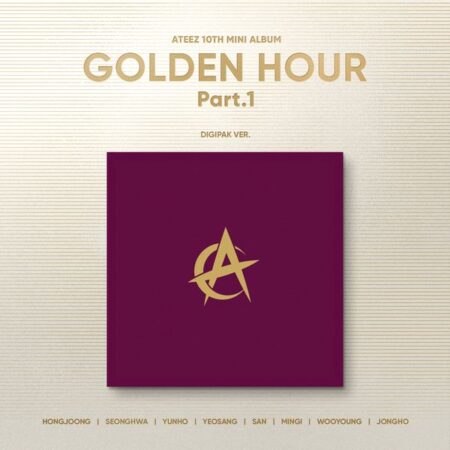 [8CD SET] ATEEZ - 10th Mini Album [GOLDEN HOUR : Part.1] (Digipak Ver.)