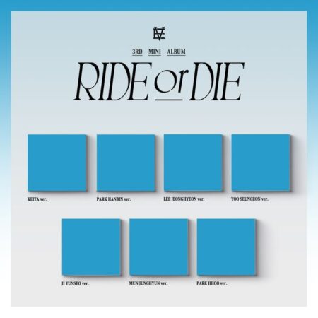 [7CD SET] EVNNE - 3rd Mini Album [RIDE or DIE] (Digipack Ver.)