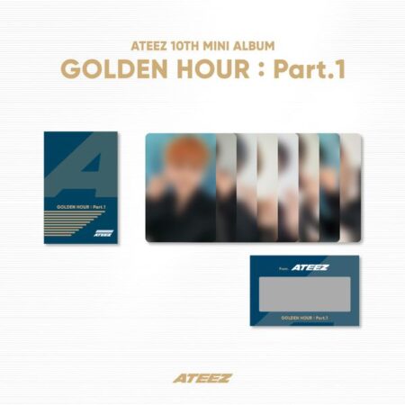 ATEEZ - [[GOLDEN HOUR : Part.1] OFFICIAL MD] PHOTO & SCRATCH CARD A SET