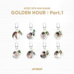 ATEEZ - [[GOLDEN HOUR : Part.1] OFFICIAL MD] RANDOM ACRYLIC KEYRING