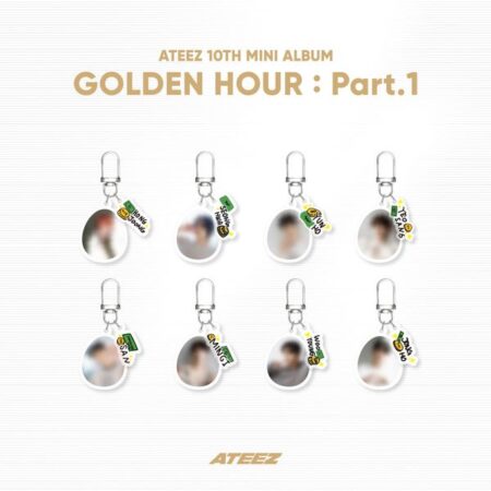 ATEEZ - [[GOLDEN HOUR : Part.1] OFFICIAL MD] RANDOM ACRYLIC KEYRING