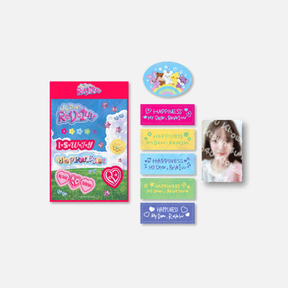 Red Velvet - [HAPPINESS : My Dear, ReVe1uv] REMOVABLE STICKER SET : kpopita