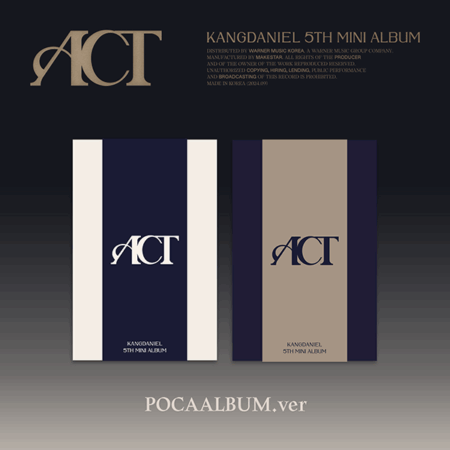 KANGDANIEL - 5th Mini Album [ACT] (POCAALBUM Ver.) (Random Ver.