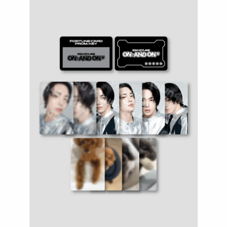 KEY (SHINee) - [2024 KEYLAND ON : AND ON ] FORTUNE SCRATCH SET (RANDOM)
