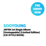 SOOYOUNG - JAPAN 1st Single Album [Unstoppable] (Limited Edition) (CD+STYLE BOOK)