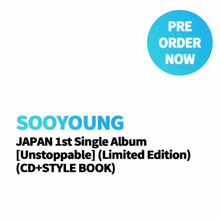 SOOYOUNG - JAPAN 1st Single Album [Unstoppable] (Limited Edition) (CD+STYLE BOOK)