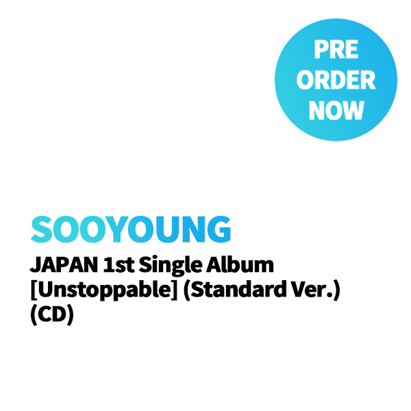 SOOYOUNG-JAPAN-1st-Single-Album-Unstoppable-Standard-Ver.-CD