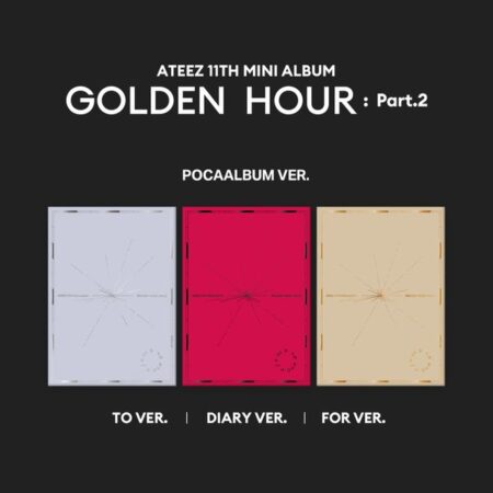 [3CD SET] ATEEZ - 11th Mini Album [GOLDEN HOUR : Part.2] (POCAALBUM)