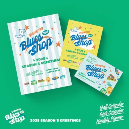 [SET] YOUNGTAK - 2025 SEASON'S GREETINGS [YOUNGTAK And Blues Shop] (Wall Calendar + Desk Calendar + Monthly Planner)