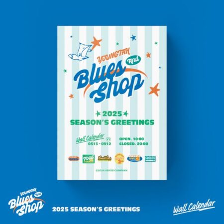 YOUNGTAK - 2025 SEASON'S GREETINGS [YOUNGTAK And Blues Shop] (Wall Calendar)