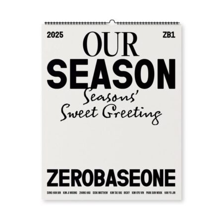 ZEROBASEONE - 2025 [OUR Season] Wall Calendar