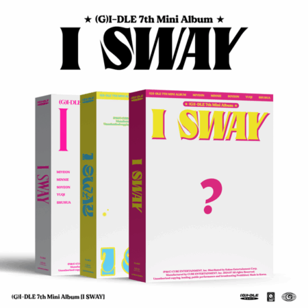 [Online Lucky Draw Event] (G)I-DLE - 7th Mini Album [I SWAY] (Random Ver.) **NON-REFUNDABLE**