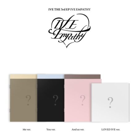 [4CD SET] IVE - 3rd EP Album [IVE EMPATHY] (Me + You + And us + LOVED IVE Ver.)