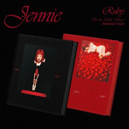 [2CD SET] JENNIE - The 1st Studio Album [Ruby] (Photobook Ver.)