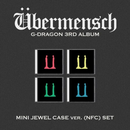 [4CD SET] G-DRAGON - 3rd Album [Übermensch] (MINI JEWEL ver.) (NFC)