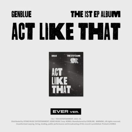 GENBLUE - 1st EP Album [ACT LIKE THAT] (EVER MUSIC Ver.)