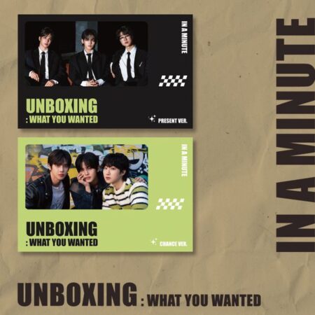 In A Minute - 1st Single Album [Unboxing: 'What You Wanted'] (Random Ver.)