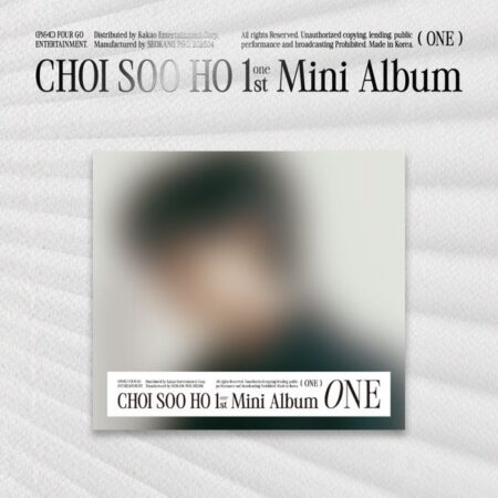 Choi Soo Ho - 1st Mini Album [ONE] (Digipack Ver.)