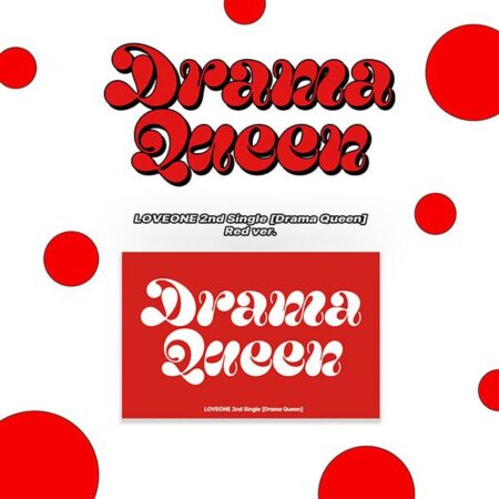 LOVEONE - 2nd Single Album [Drama Queen] (Red Ver.)