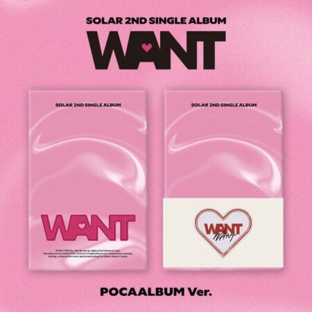 Solar - 2nd Single Album [WANT] (POCAALBUM Ver.)