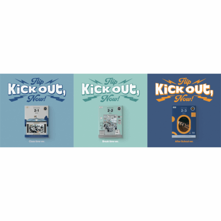 [JYP SHOP Gift] [3CD SET] KickFlip - 2nd Mini Album [Kick Out, Flip Now!]