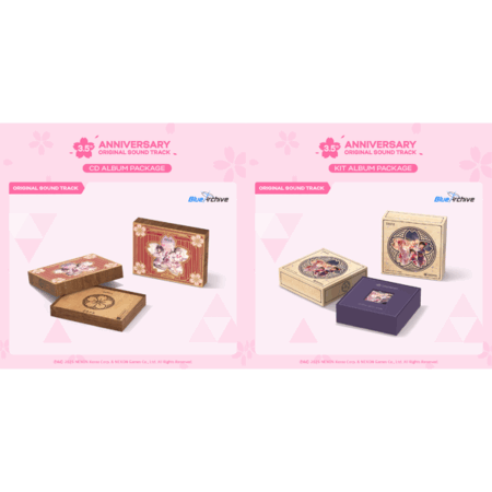 [SET] BLUE ARCHIVE 3.5rd ANNIVERSARY OST (CD ALBUM PACKAGE + KIT ALBUM PACKAGE)