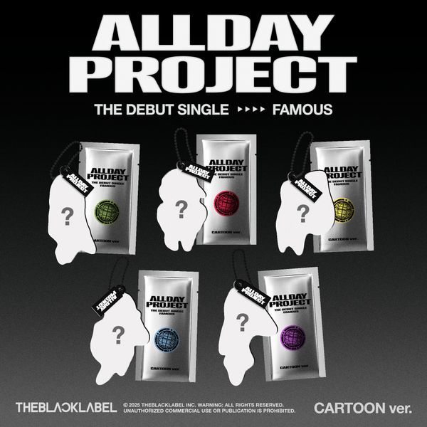 ALLDAY PROJECT - The Debut Single 'FAMOUS' (CARTOON ver.) (Random Ver.)