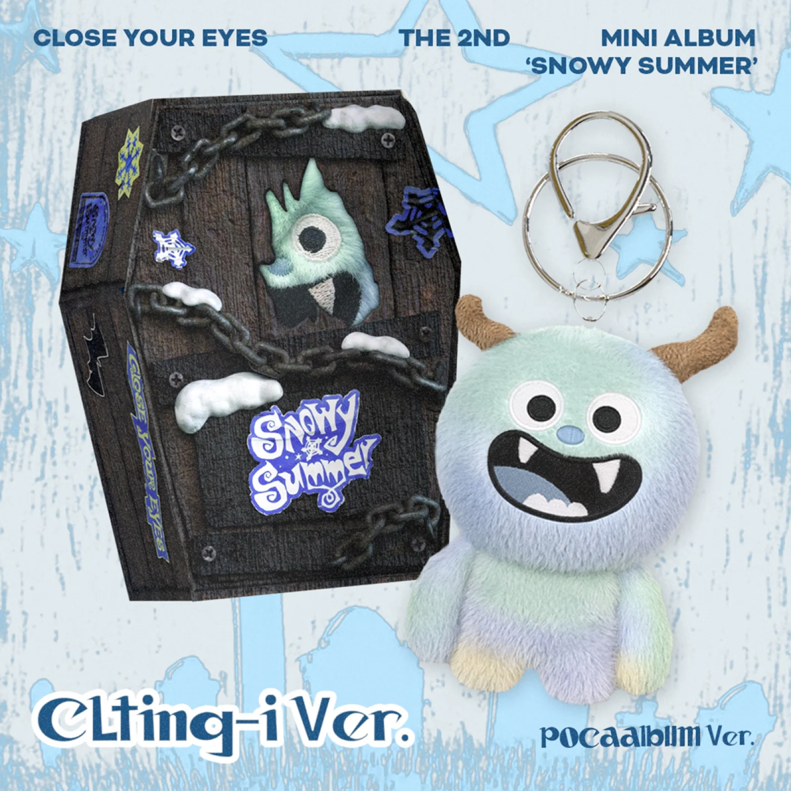 CLOSE YOUR EYES - 2nd Mini Album 'Snowy Summer' (CLting-i Ver.) (POCAALBUM)