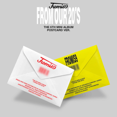fromis_9 - 6th Mini Album [From Our 20’s] (Postcard Ver.) (Random Ver.)