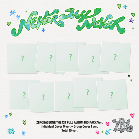 [10CD SET] ZEROBASEONE THE 1ST FULL ALBUM [NEVER SAY NEVER] DIGIPACK Ver.