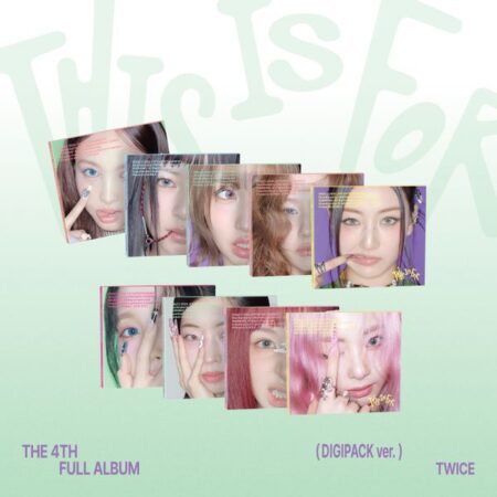 [JYP SHOP Gift] [9CD SET] TWICE - 4TH FULL ALBUM [THIS IS FOR] (DIGIPACK Ver.)