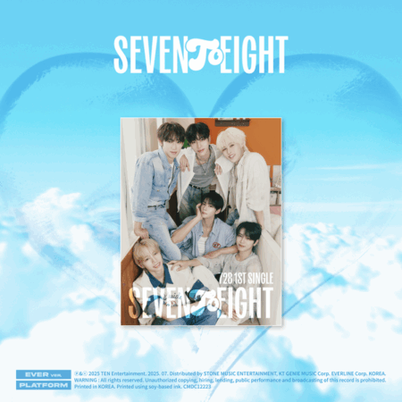 SEVENTOEIGHT - 1st Single Album [SEVENTOEIGHT] (EVER Ver.)