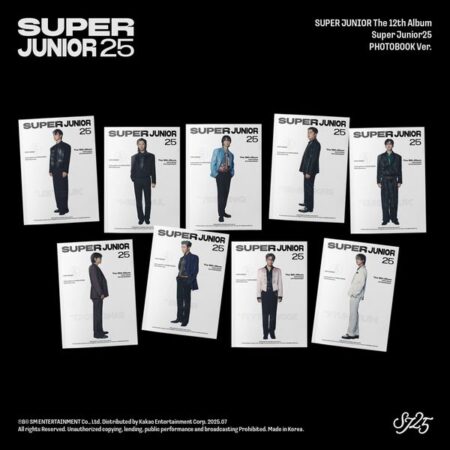 SUPER JUNIOR - 12th Album [Super Junior25] (PHOTO BOOK Ver.) (Random Ver.)