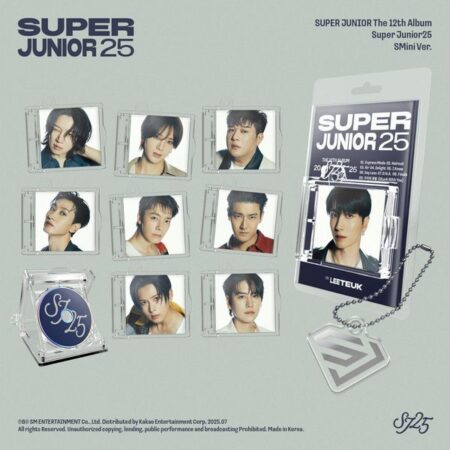 SUPER JUNIOR - 12th Album [Super Junior25] (SMini Ver.) (SMART ALBUM) (Random Ver.)