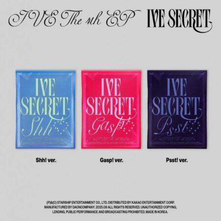 [3CD SET] IVE - 4th Mini Album [IVE SECRET]