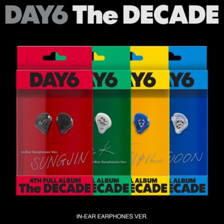 [4CD SET] DAY6 - 4th Album [The DECADE] (In-Ear Earphones Ver.)
