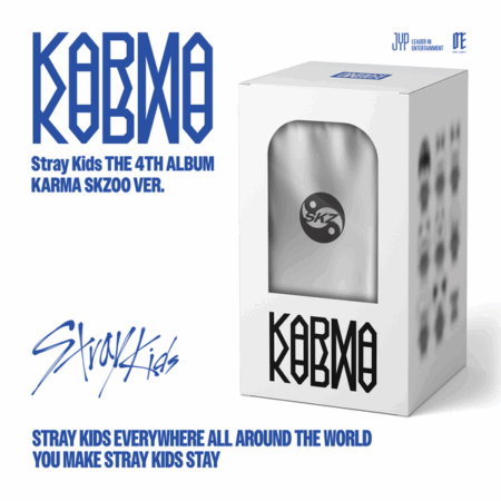 [FANS SHOP Gift] Stray Kids - 4th Album [KARMA] (SKZOO Ver.) (Random Ver.)