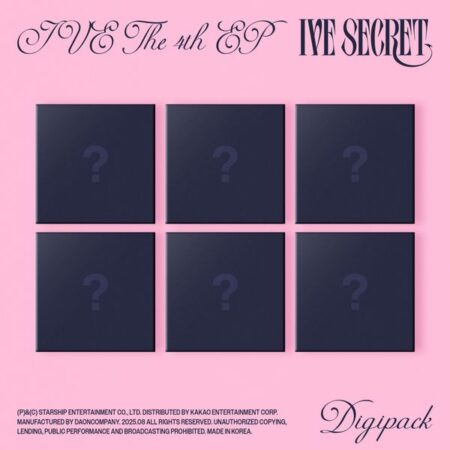IVE - 4th Mini Album [IVE SECRET] (Digipack Ver.) (Limited Edition) (Random Ver.)