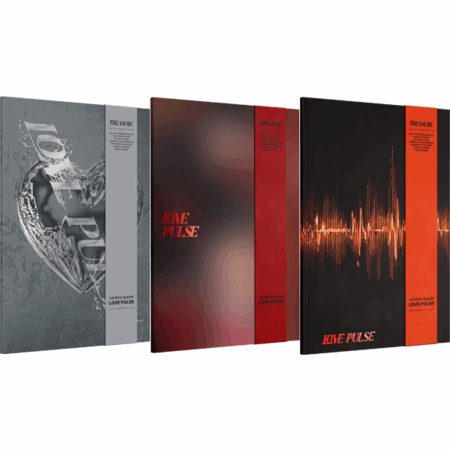 TREASURE - 3RD MINI ALBUM [LOVE PULSE] METAL / STREET / ROCKCHIC VER. SET