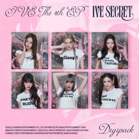IVE - 4th Mini Album [IVE SECRET] (Digipack Ver.) (Limited Edition) (Random Ver.)